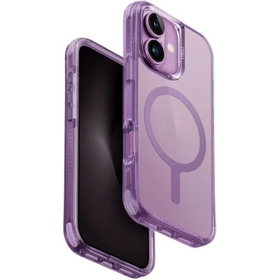 Uniq hybrid iphone 16 (2024) 6.1 magclick charging combat - grape pink